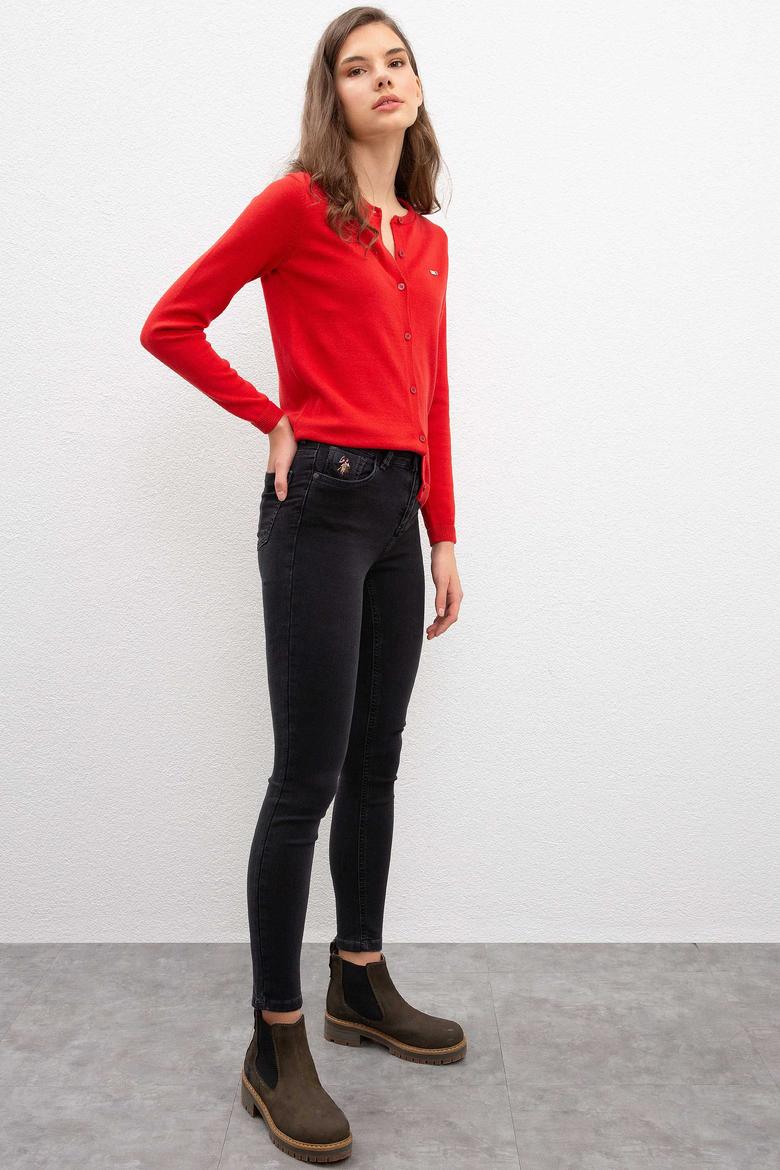 Kadın Mavi Denim Pantolon - 50208243007