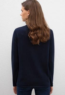 Kadın Lacivert Triko Kazak - 50206788002