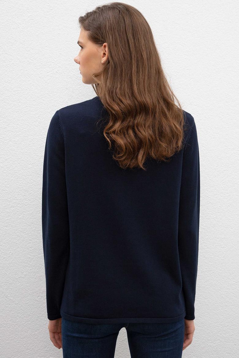 Kadın Lacivert Triko Kazak - 50206788002