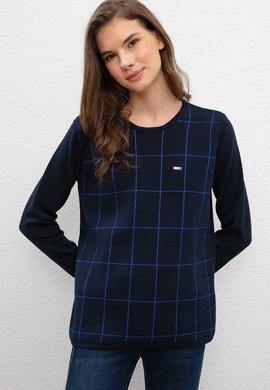 Kadın Lacivert Triko Kazak - 50206788002