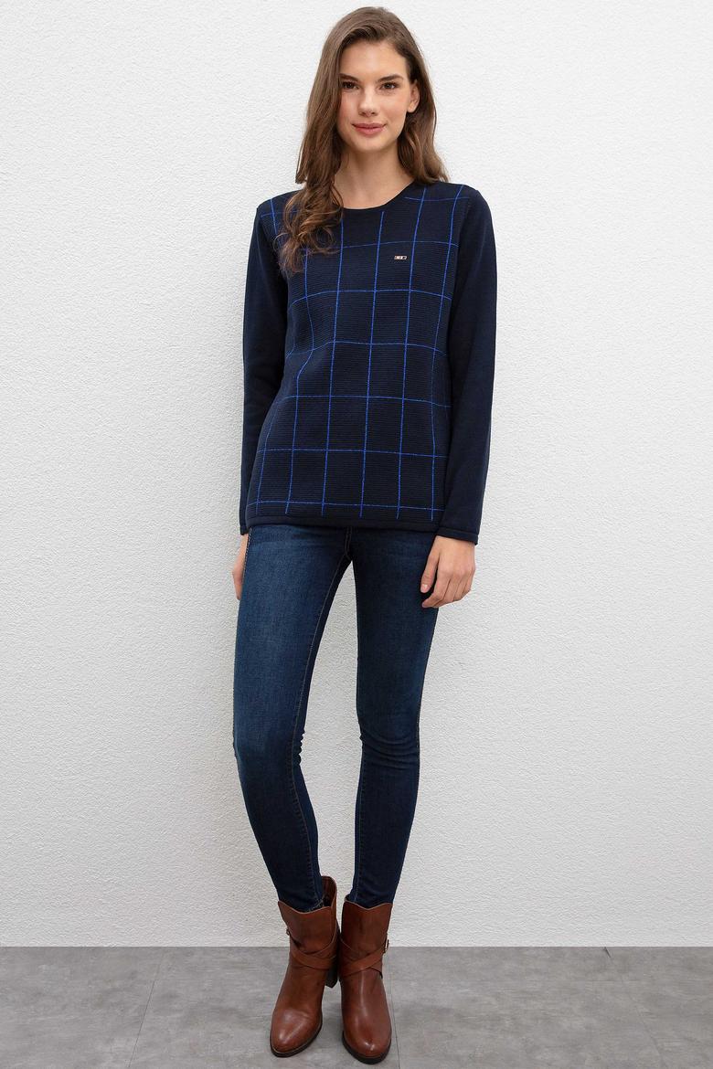 Kadın Lacivert Triko Kazak - 50206788002