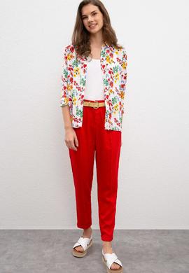 Kadın Kırmızı Pantolon - 50202681019