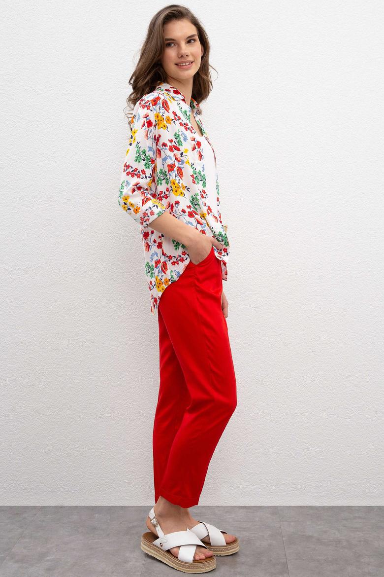 Kadın Kırmızı Pantolon - 50202681019