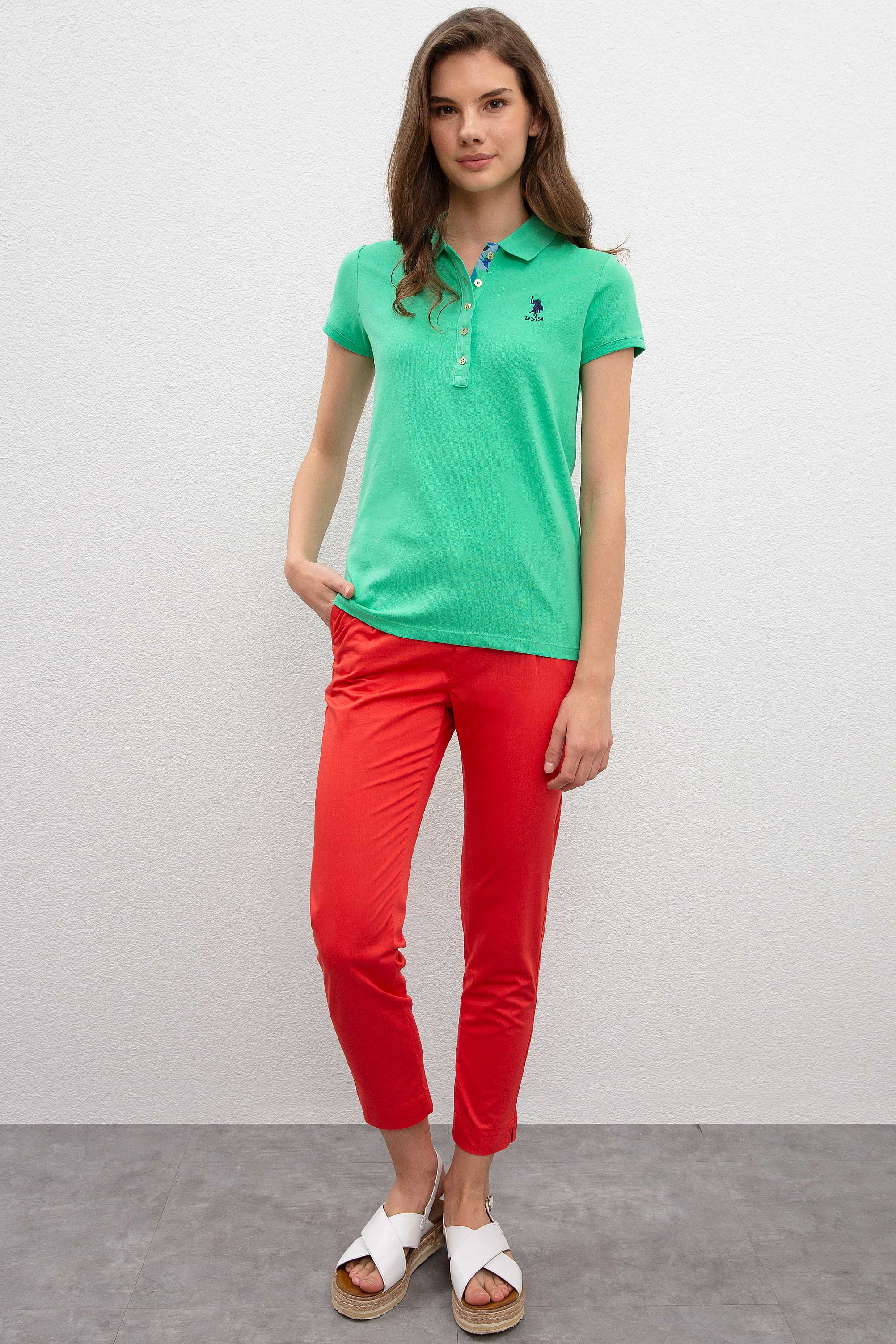Kadın Yeşil Basic T-Shirt