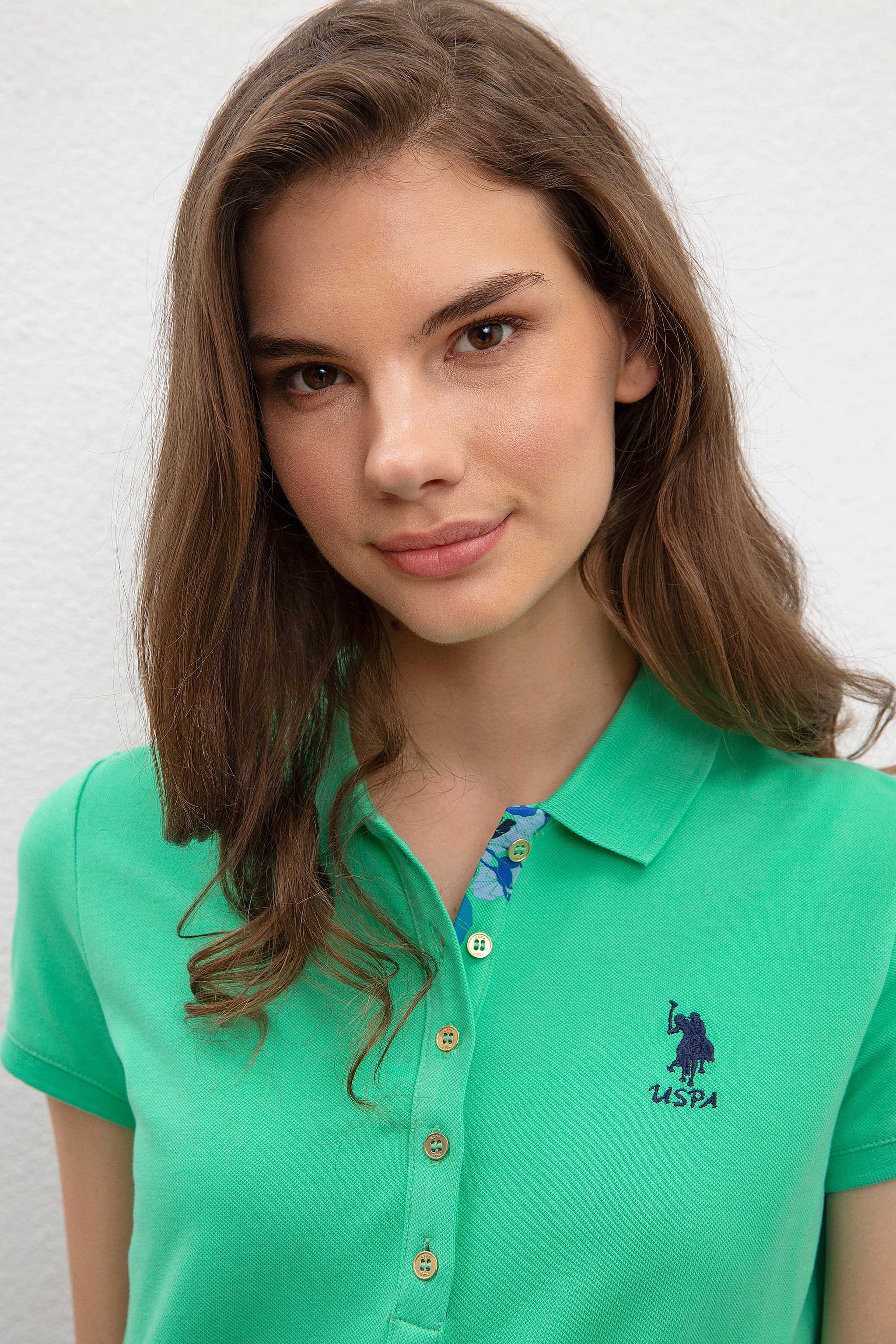 Kadın Yeşil Basic T-Shirt - Image 2