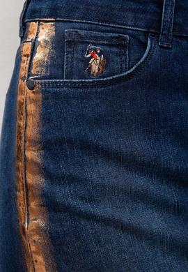 Kadın Mavi Denim Etek - 50214214001