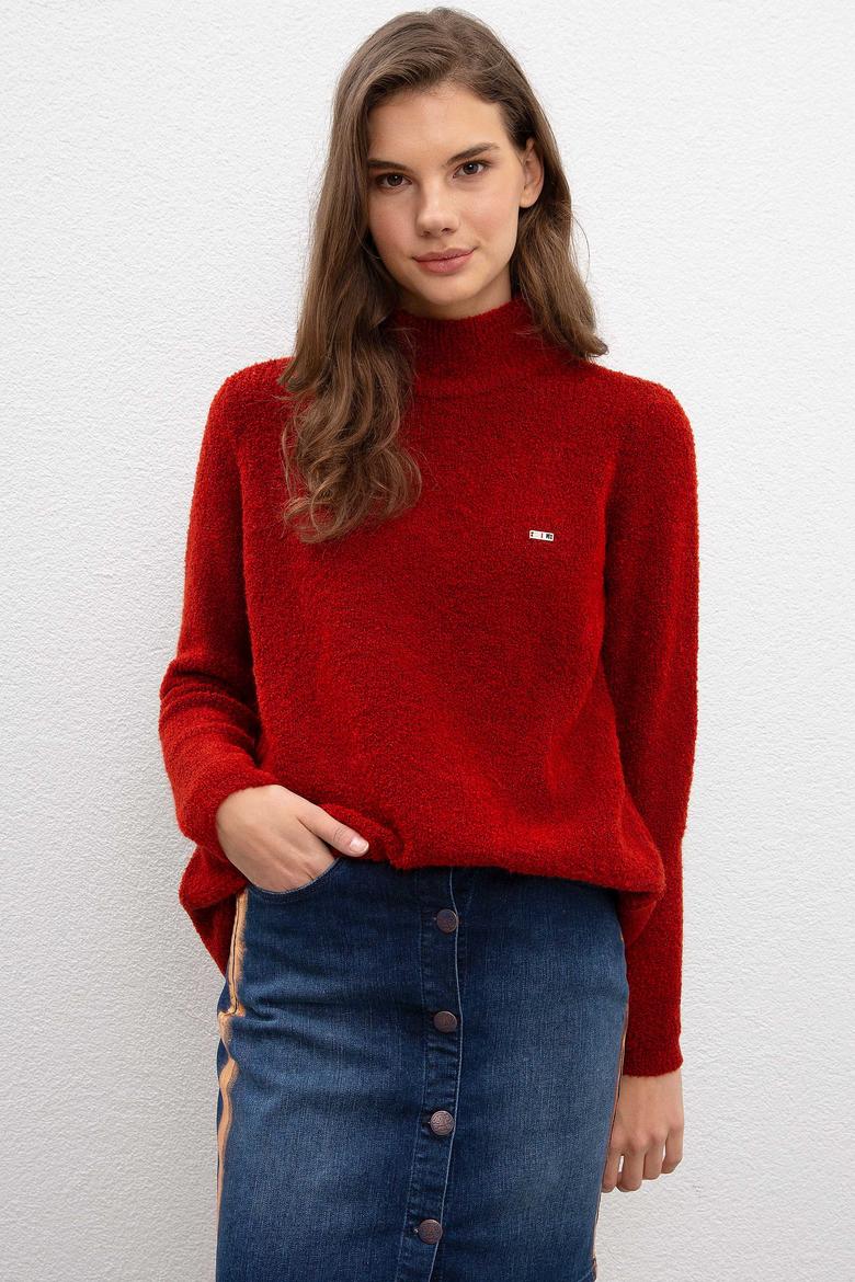 Kadın Turuncu Kazak - 50206775017