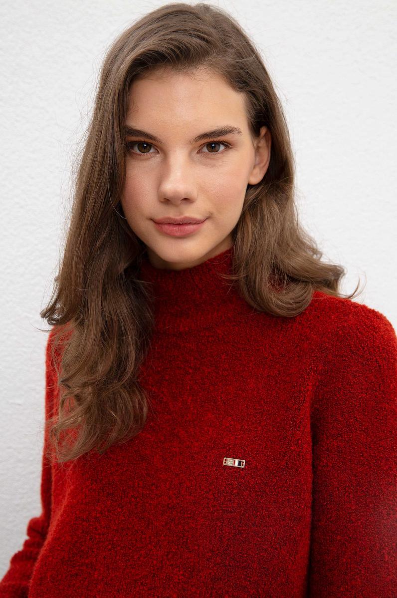 Kadın Turuncu Kazak