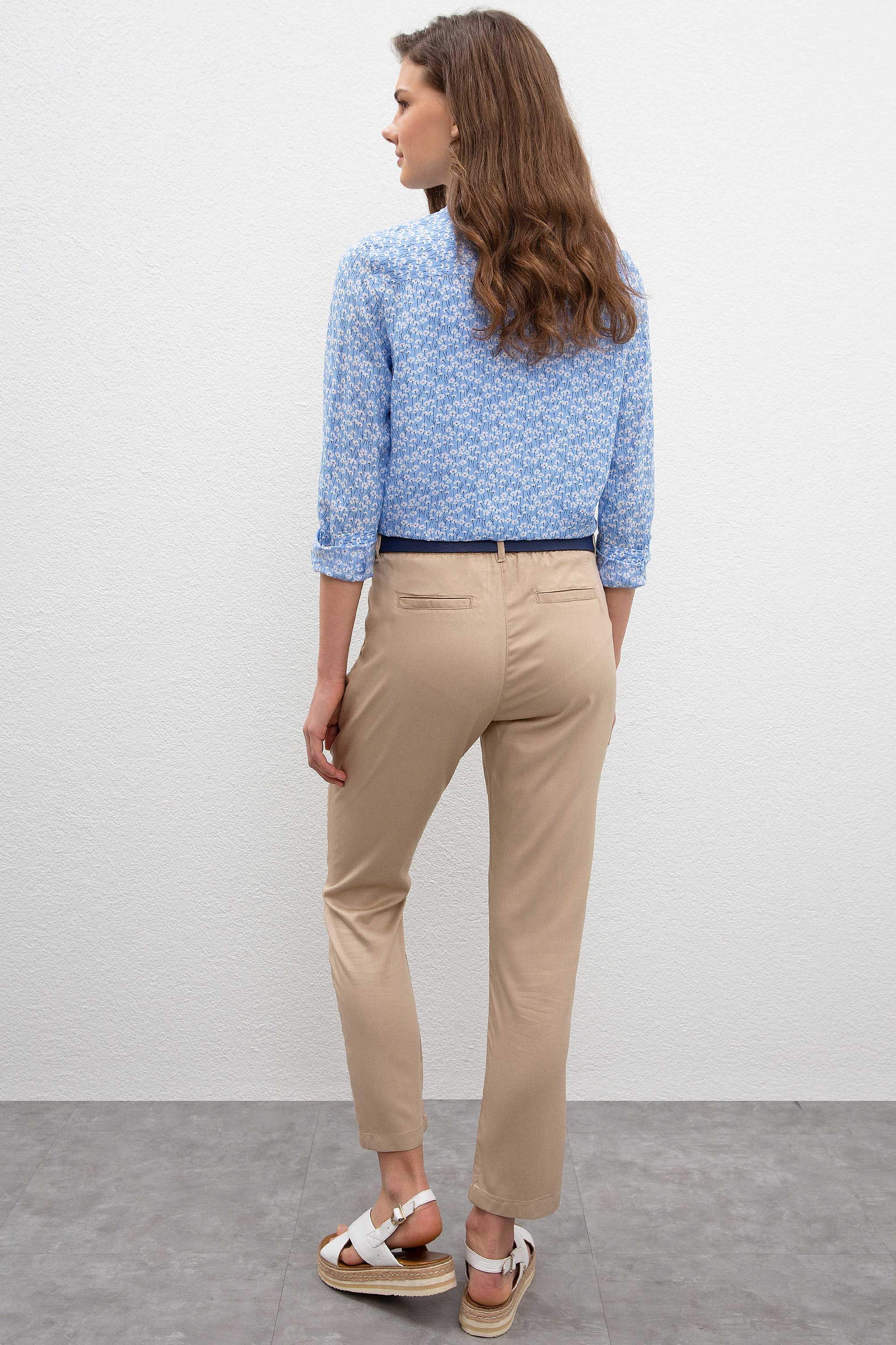 Kadın Bej Pantolon - Image 3