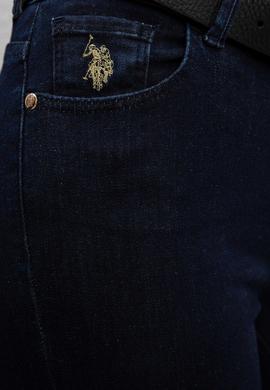 Kadın Mavi Jean Pantolon - 50202837002