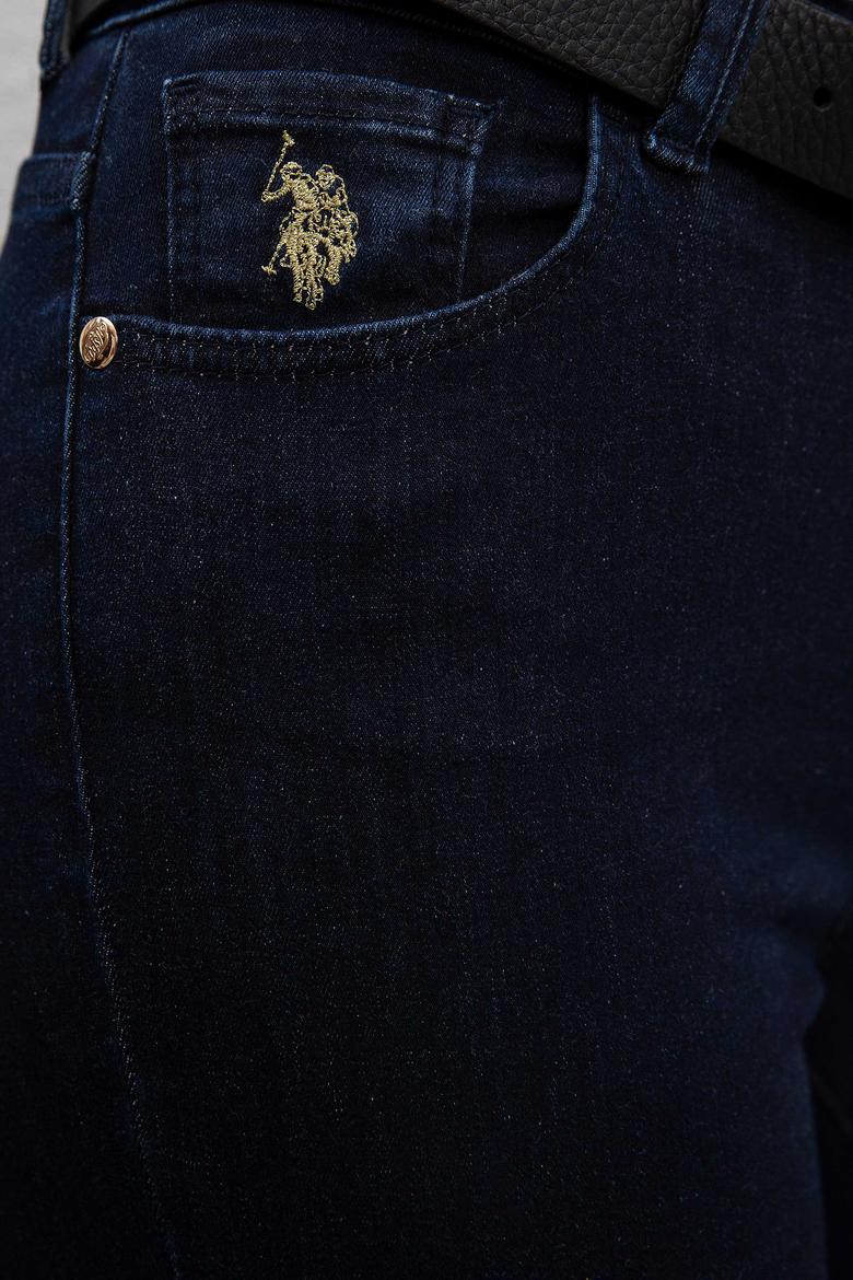 Kadın Mavi Jean Pantolon - 50202837002