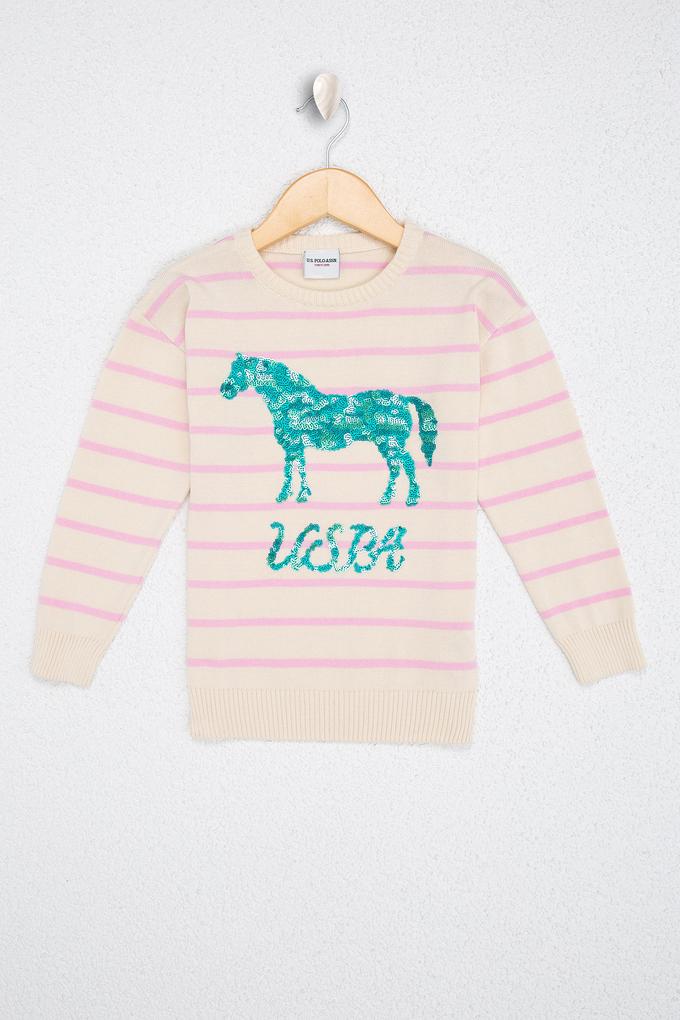 Kız Çocuk Pembe Kazak