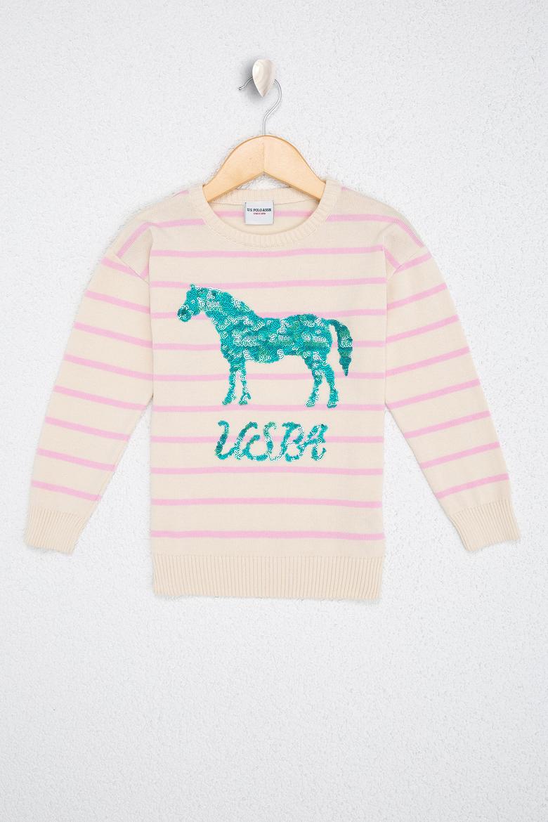 Kız Çocuk Pembe Kazak