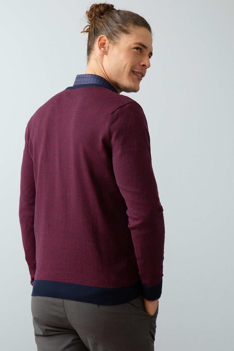 Erkek Lacivert Standart Kazak - 50202505001