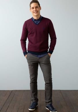 Erkek Lacivert Standart Kazak - 50202505001