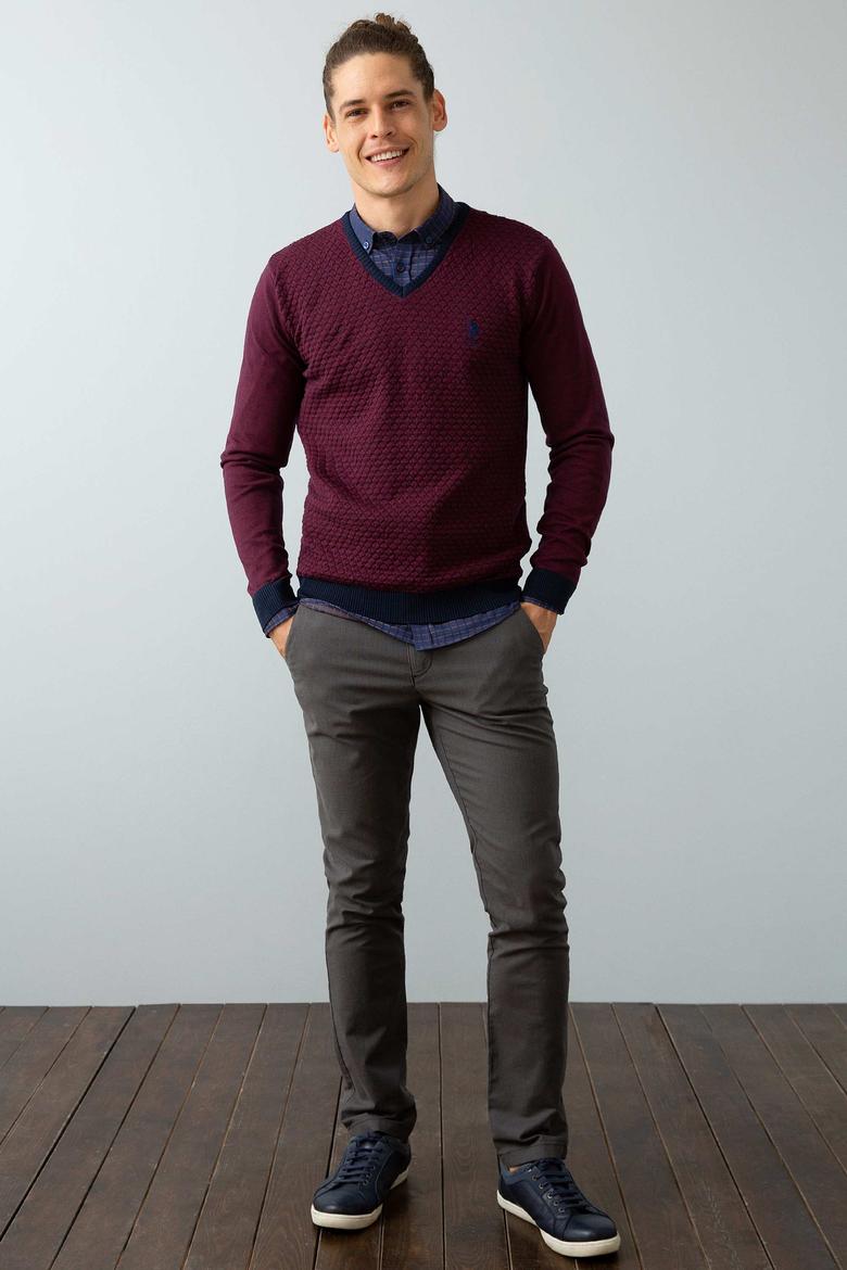 Erkek Lacivert Standart Kazak - 50202505001