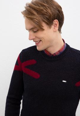 Erkek Lacivert Kazak - 50207538030