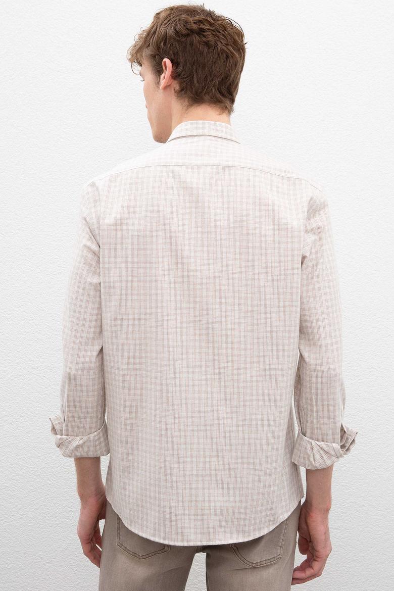 Erkek Beyaz Gömlek Uzunkol - 50220258001