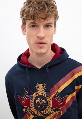 Erkek Lacivert Kapüşonlu Sweatshirt - 50207619001