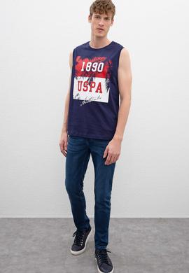 Erkek Lacivert T-shirt - 50205334016