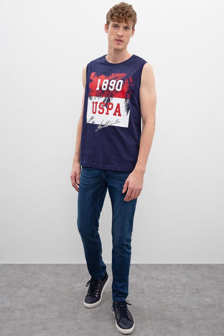 Erkek Lacivert T-shirt - 50205334016