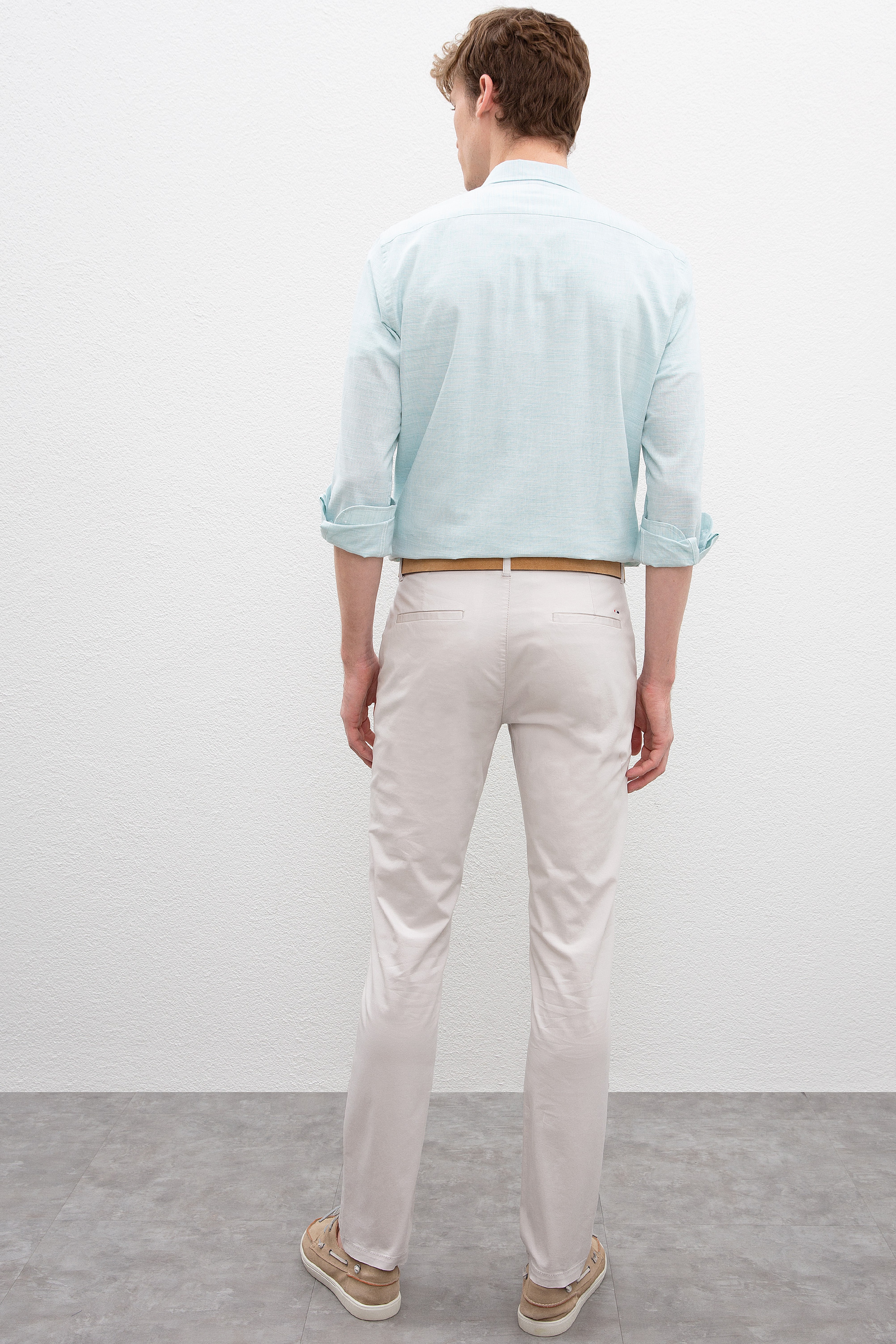 Erkek Gri Chinos - Image 3
