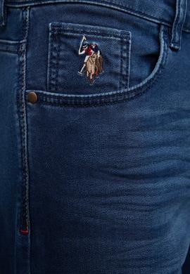 Erkek Mavi Denim Pantolon - 50199735015