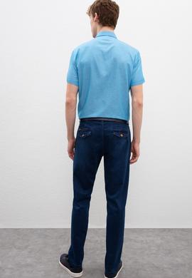 Erkek Mavi Denim Pantolon - 50199835017