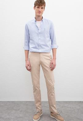 Erkek Mavi Gömlek Uzunkol - 50221340011