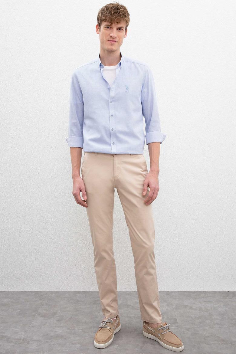 Erkek Mavi Gömlek Uzunkol - 50221340011