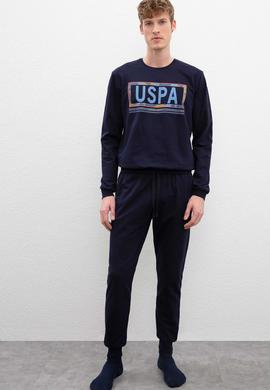 Erkek Lacivert Deri Mont Kaban - 50223335004