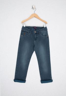 Erkek Çocuk Gri Denim Pantolon - 50208126003
