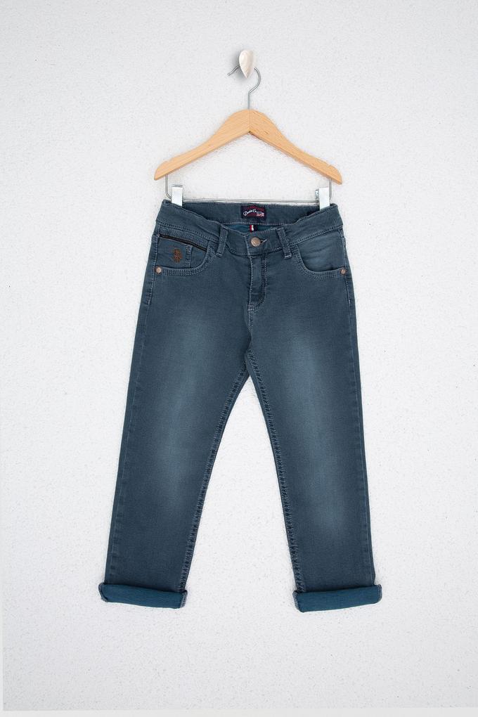 Erkek Çocuk Gri Denim Pantolon