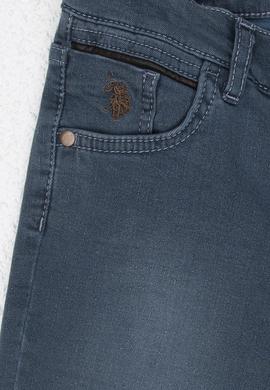 Erkek Çocuk Gri Denim Pantolon - 50208126003