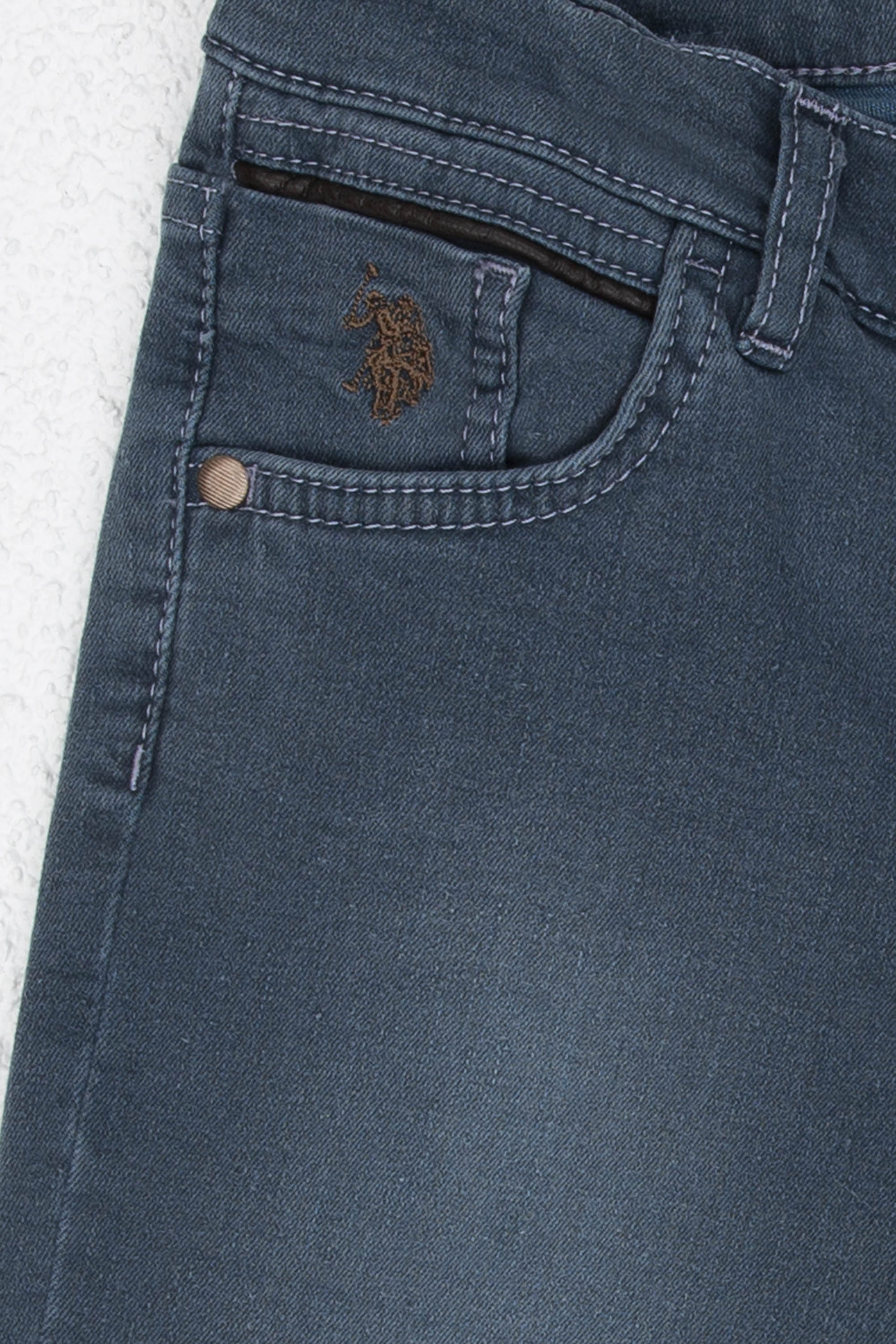 Erkek Çocuk Gri Denim Pantolon