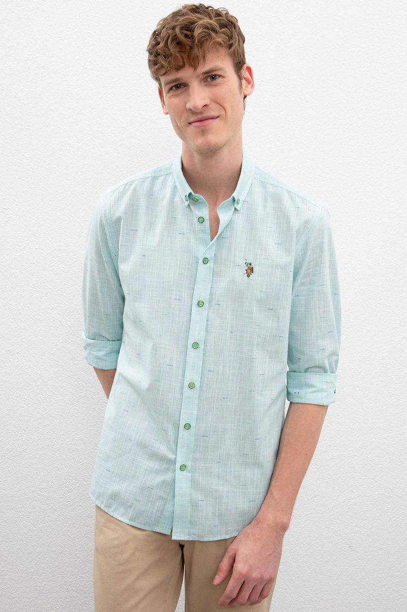 Erkek Yeşil Gömlek