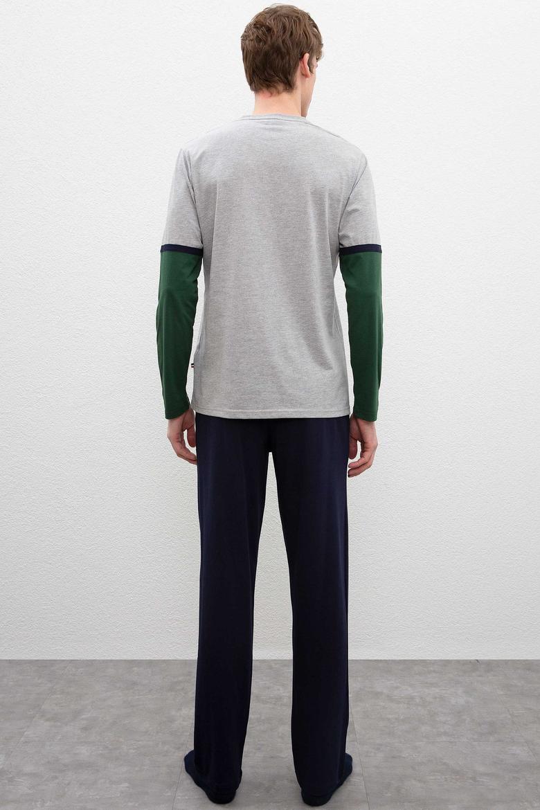 Erkek Gri Pijama - 50223337014
