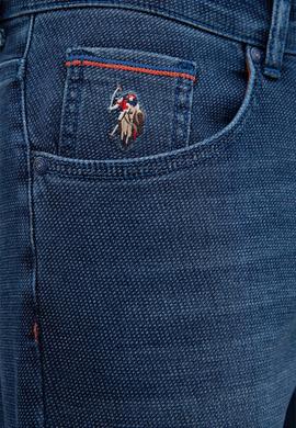 Erkek Mavi Denim Pantolon - 50199841006