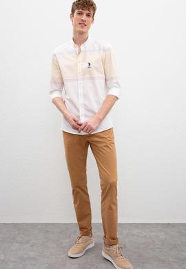 Erkek Sarı Gömlek Uzunkol - 50199303023