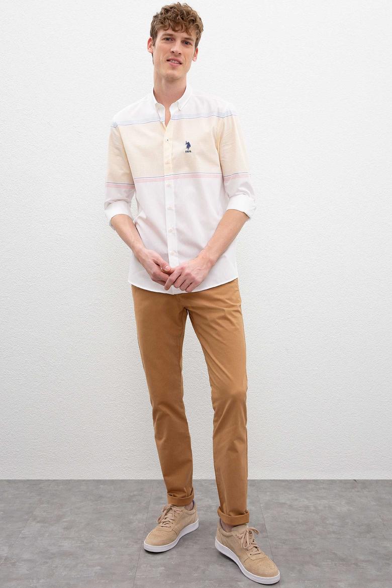 Erkek Sarı Gömlek Uzunkol - 50199303023