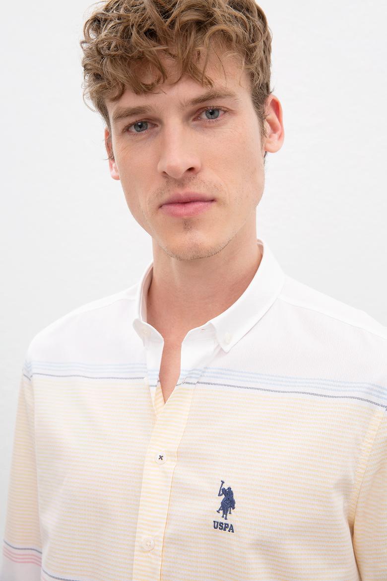 Erkek Sarı Gömlek Uzunkol - 50199303023