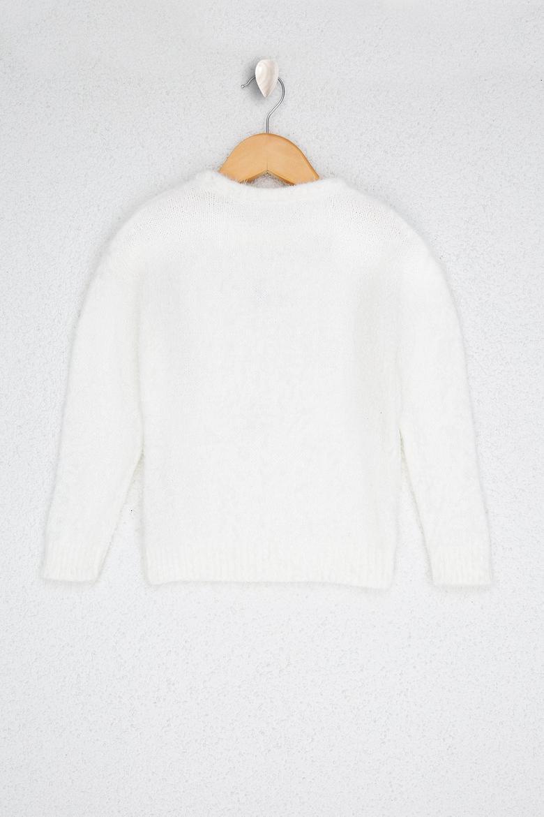 Kız Çocuk Bej Kazak - 50213407013