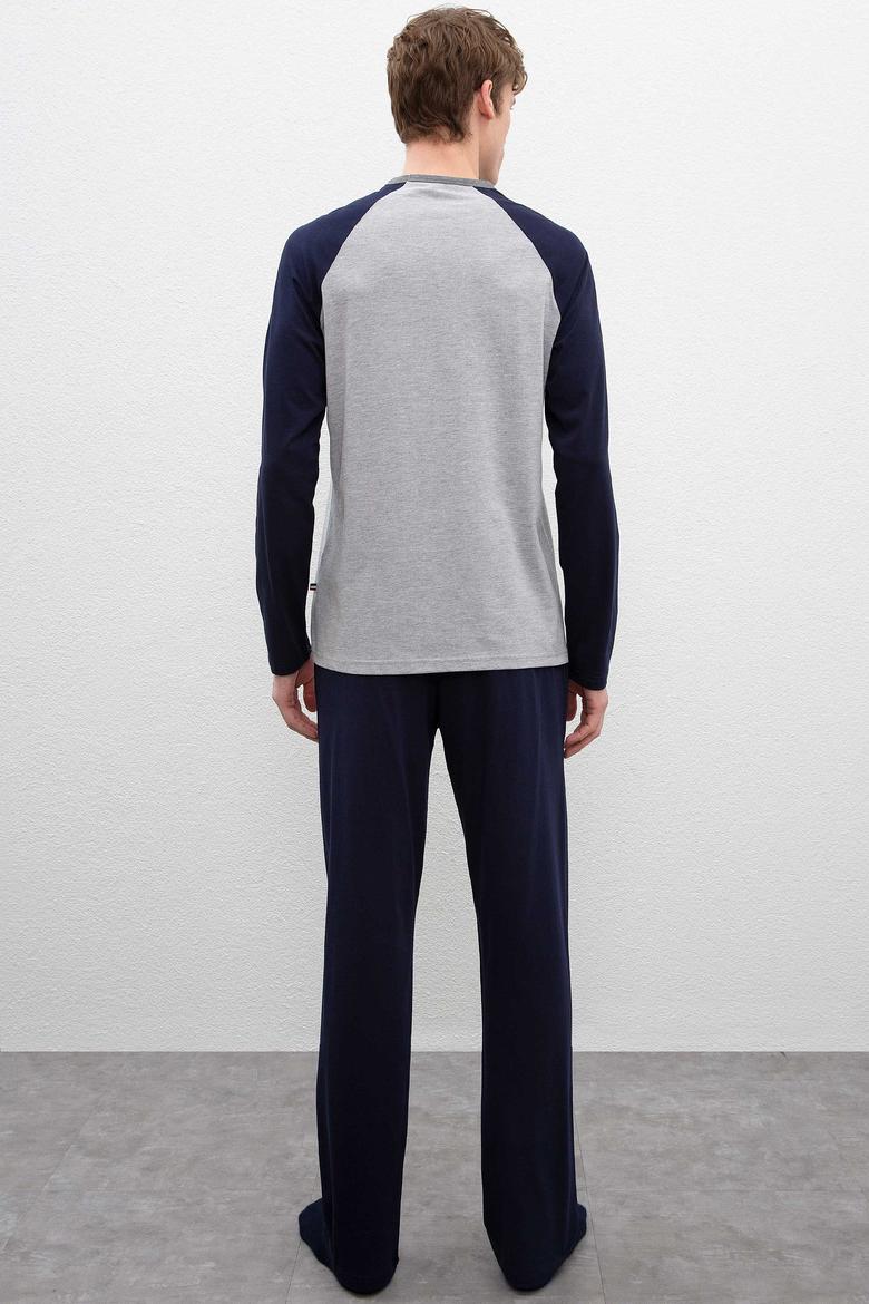 Erkek Lacivert Pijama - 50223326004