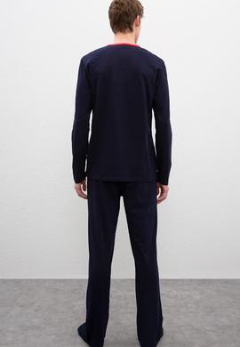 Erkek Lacivert Pijama - 50223328007