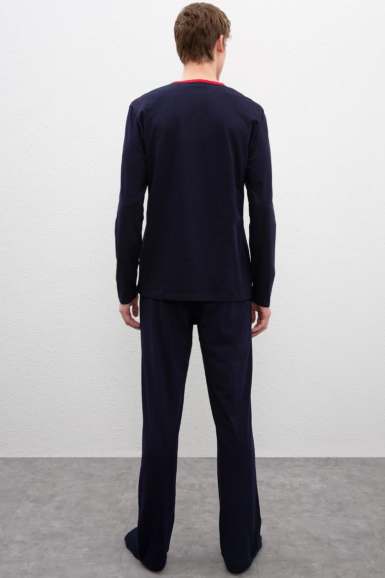 Erkek Lacivert Pijama - 50223328007