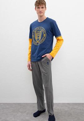 Erkek Mavi Pijama - 50223337003