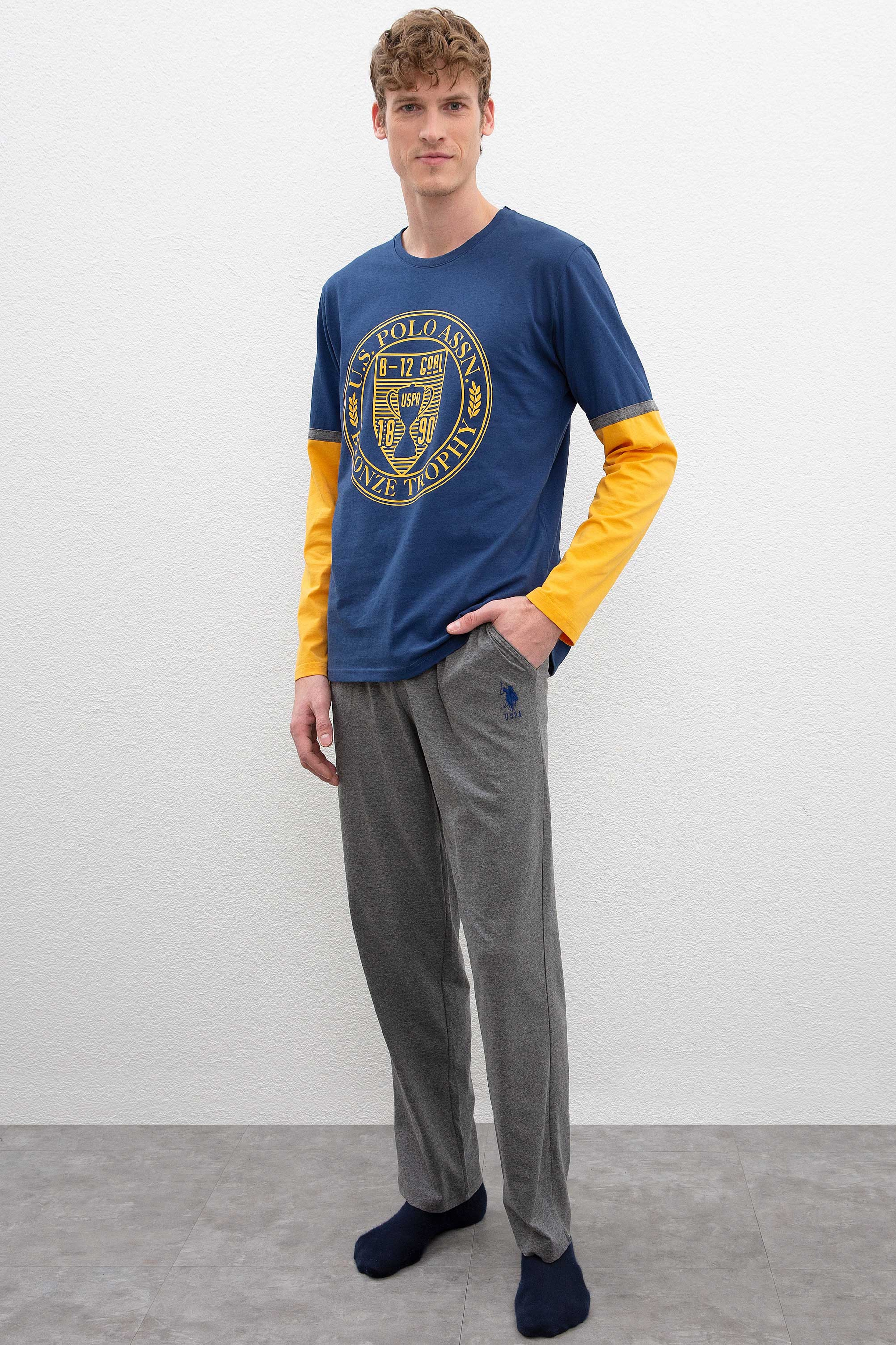 Erkek Mavi Pijama - Image 2