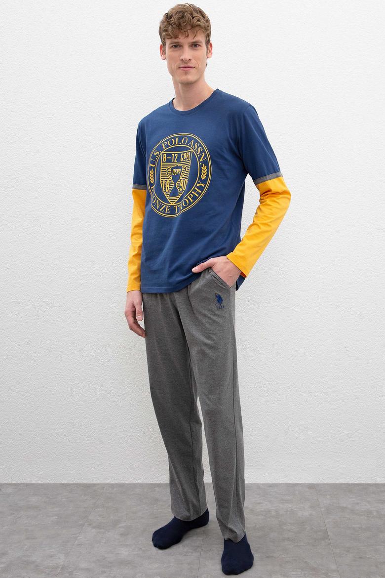 Erkek Mavi Pijama - 50223337003