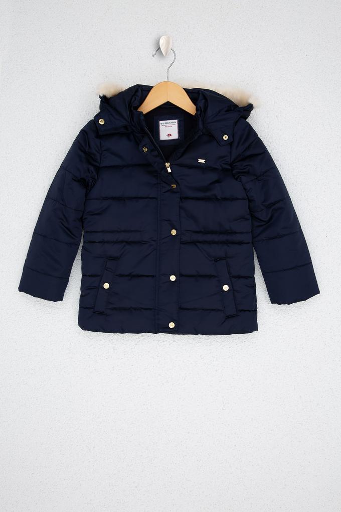 Kız Çocuk Lacivert Mont