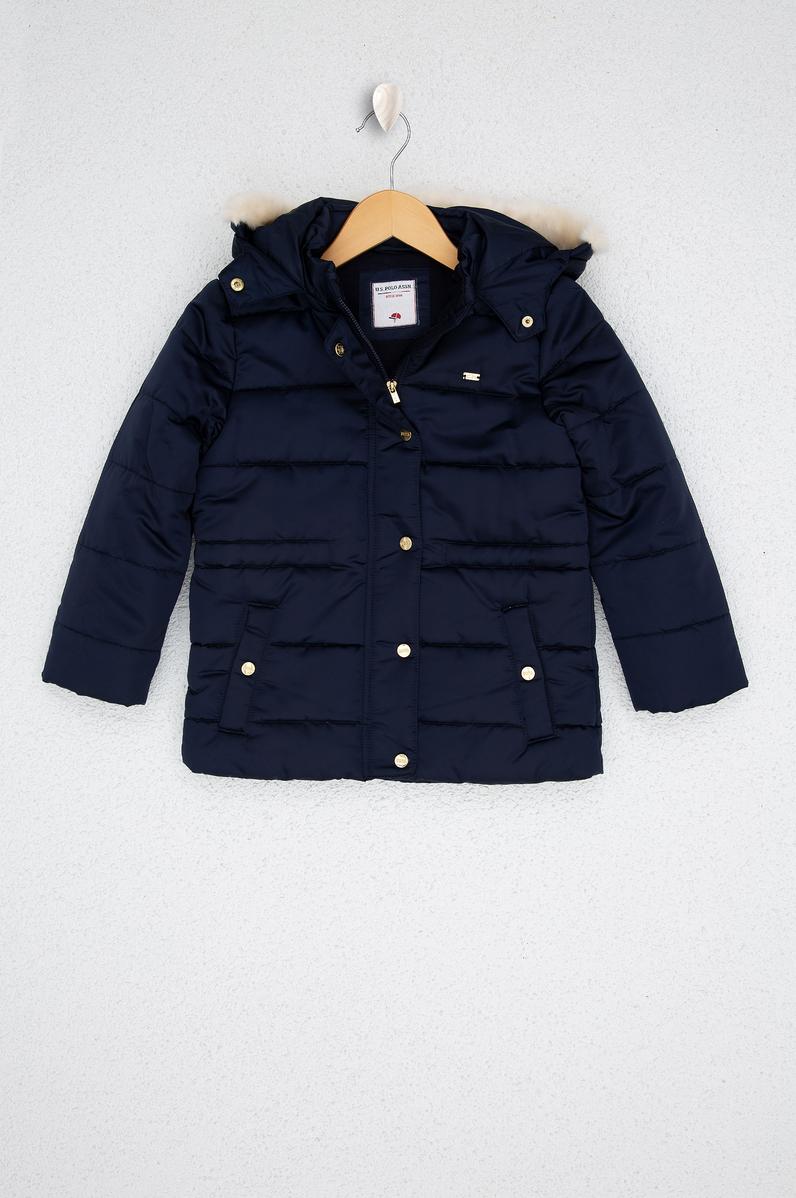 Kız Çocuk Lacivert Mont